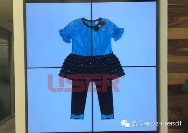 美国儿童时装店2*2液晶拼接屏 美国儿童时装店2*2液晶拼接屏